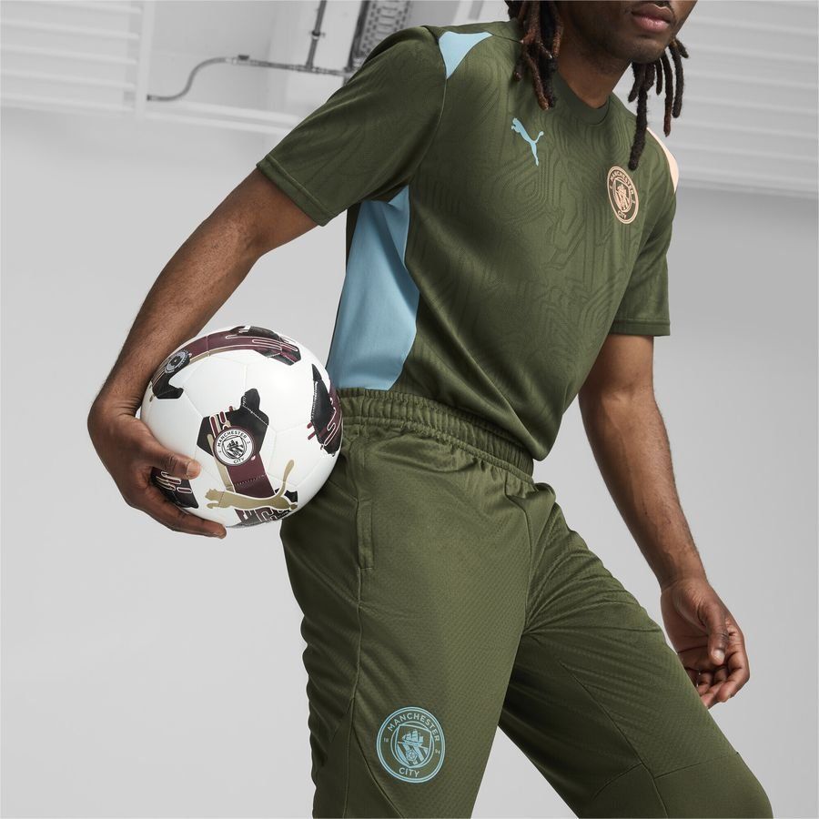 Manchester City Training Trousers - Green/Blue - Men's-SoccerKits Hub | Buy Soccer Jerseys Online